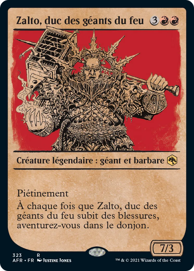 Zalto, duc des géants du feu from Adventures in the Forgotten Realms - Magic: The Gathering
