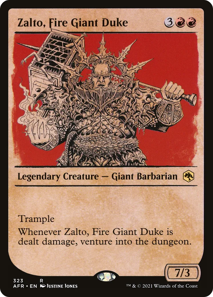 Zalto, Fire Giant Duke — Adventures in the Forgotten Realms — Magic: The Gathering