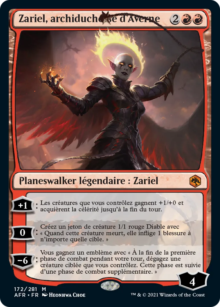 Zariel, archiduchesse d'Averne — Adventures in the Forgotten Realms — Magic: The Gathering