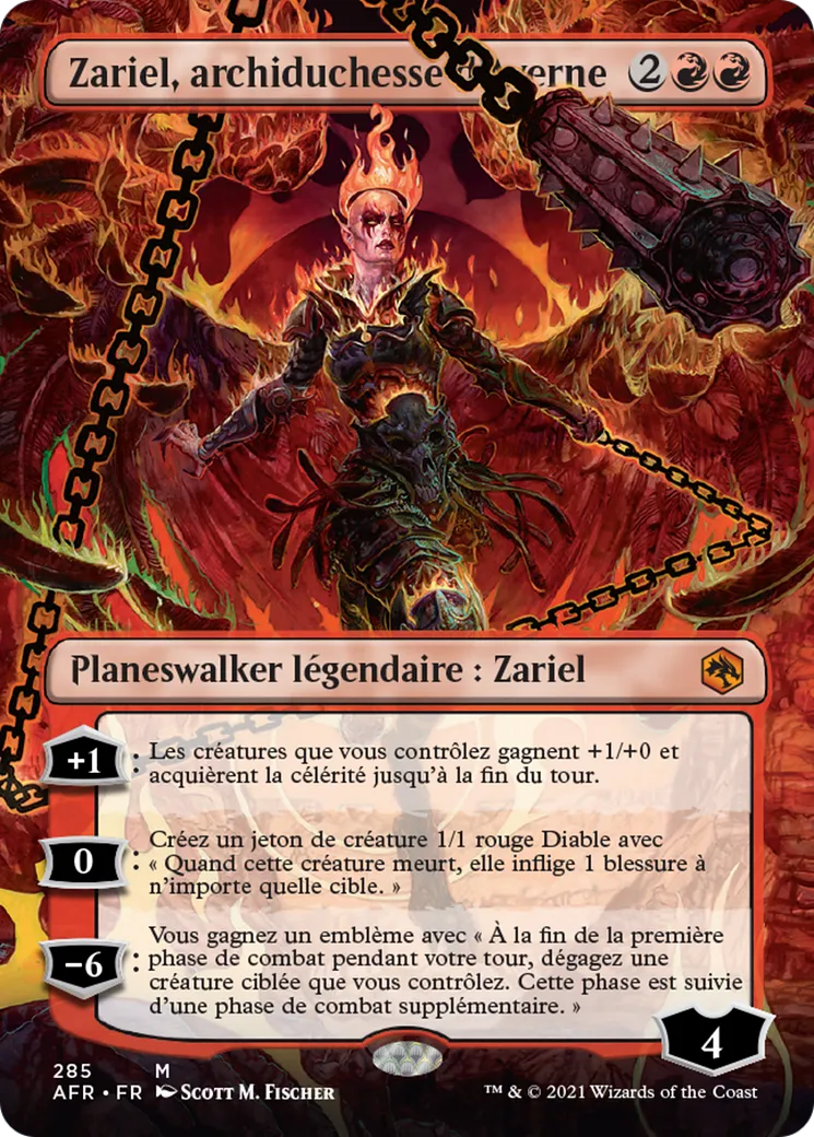 Zariel, archiduchesse d'Averne — Adventures in the Forgotten Realms — Magic: The Gathering