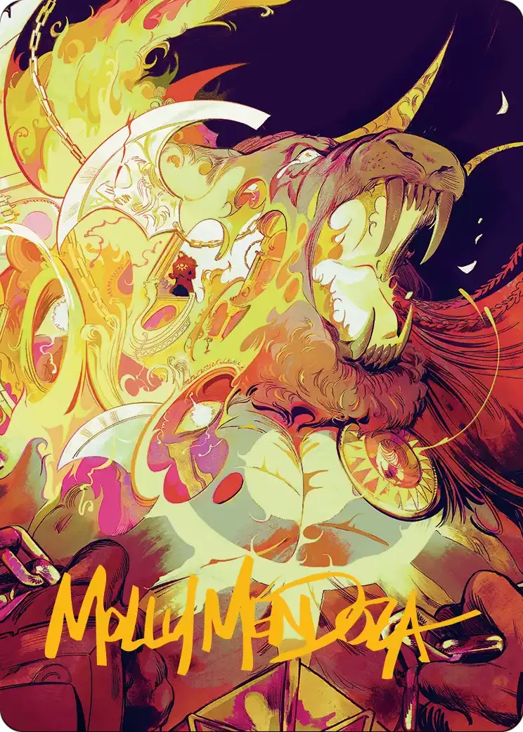Ajani's Anguish — Reality Fracture Art Series — Magic: The Gathering
