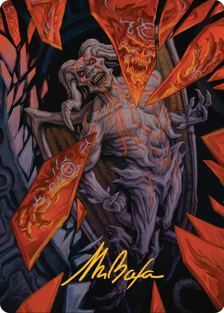 Curse-Marred Demon — Reality Fracture Art Series — Magic: The Gathering
