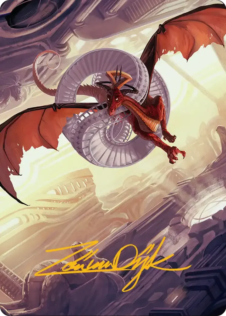 Draconic Visitor — Reality Fracture Art Series — Magic: The Gathering