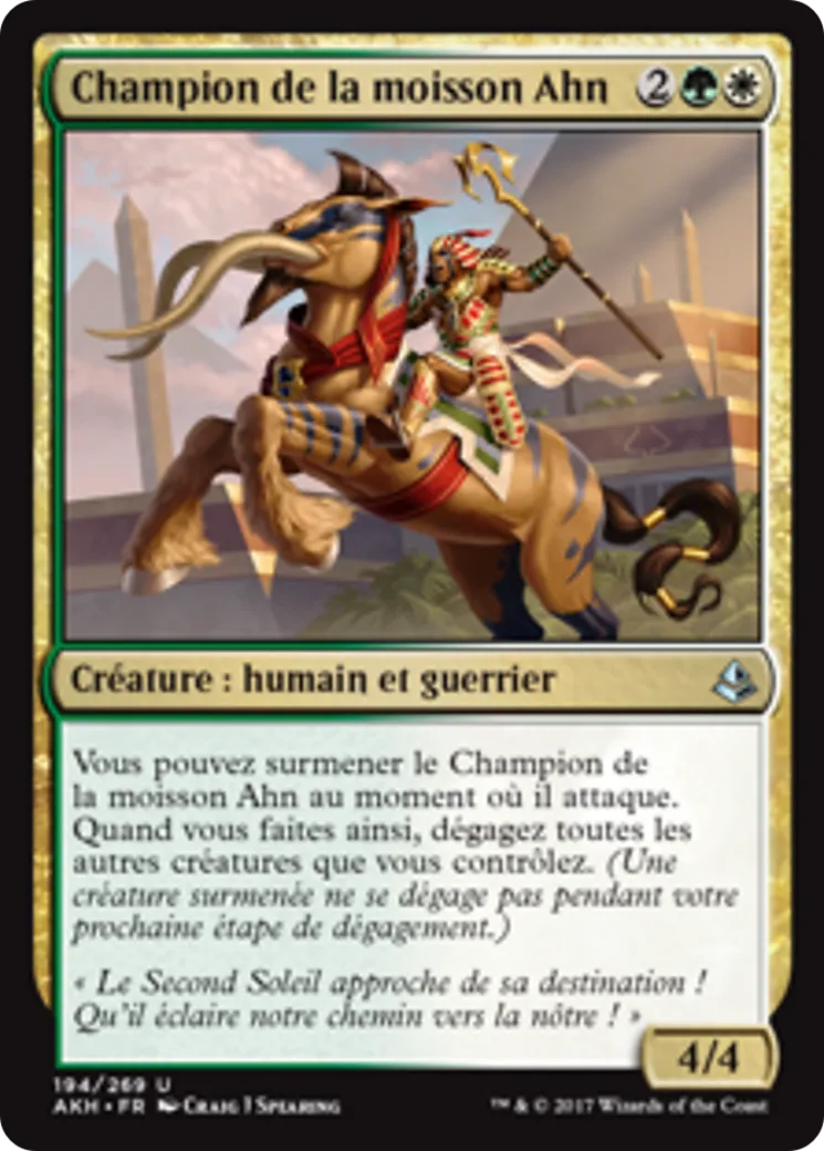 Champion de la moisson Ahn — Amonkhet — Magic: The Gathering
