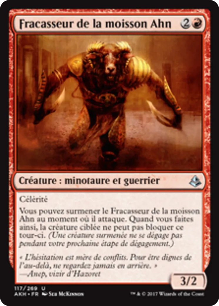 Fracasseur de la moisson Ahn — Amonkhet — Magic: The Gathering