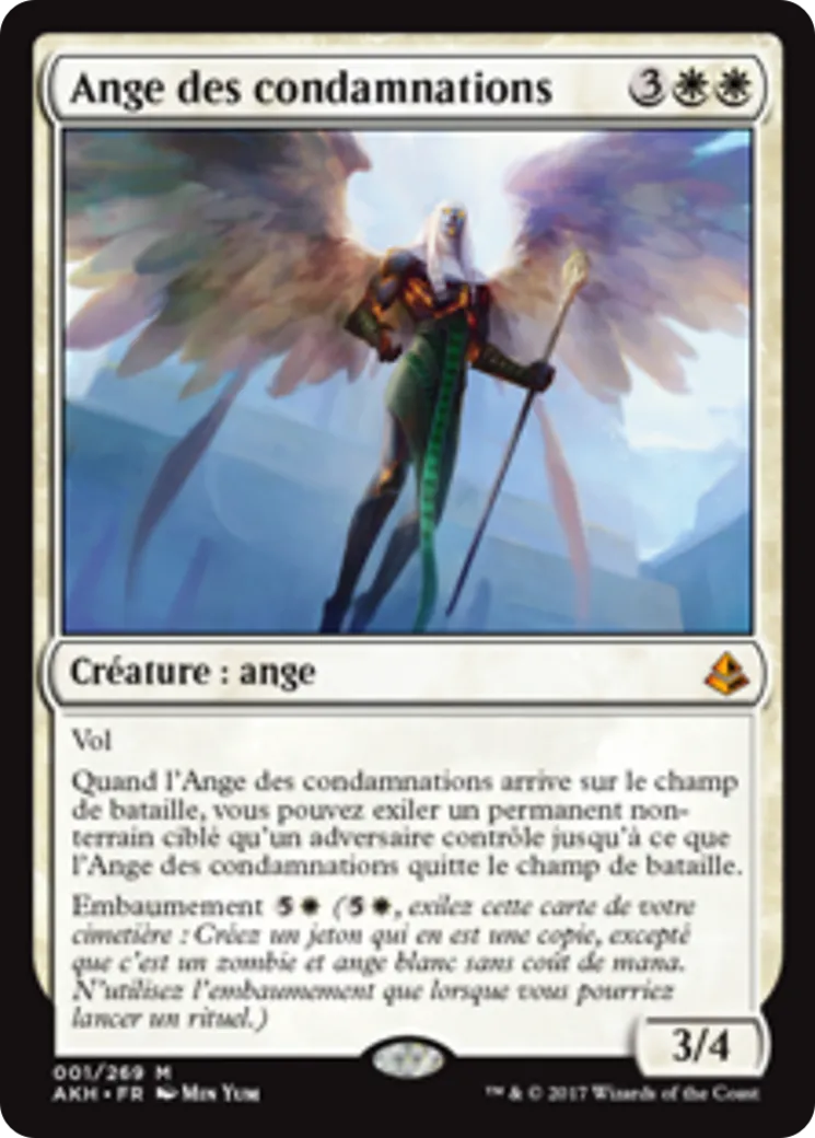 Ange des condamnations — Amonkhet — Magic: The Gathering