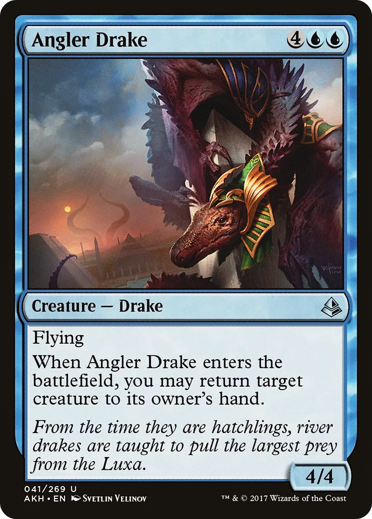 Angler Drake — Amonkhet — Magic: The Gathering