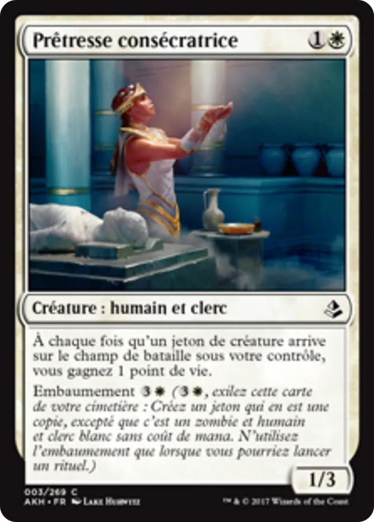 Prêtresse consécratrice from Amonkhet - Magic: The Gathering