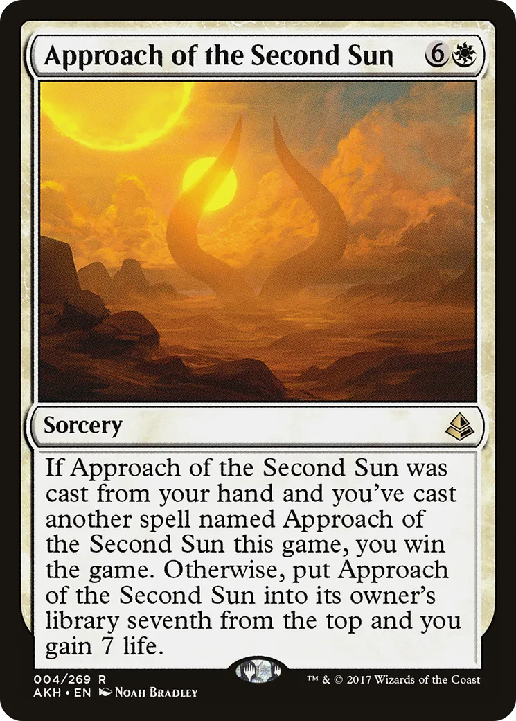 Approach of the Second Sun — Amonkhet — Magic: The Gathering