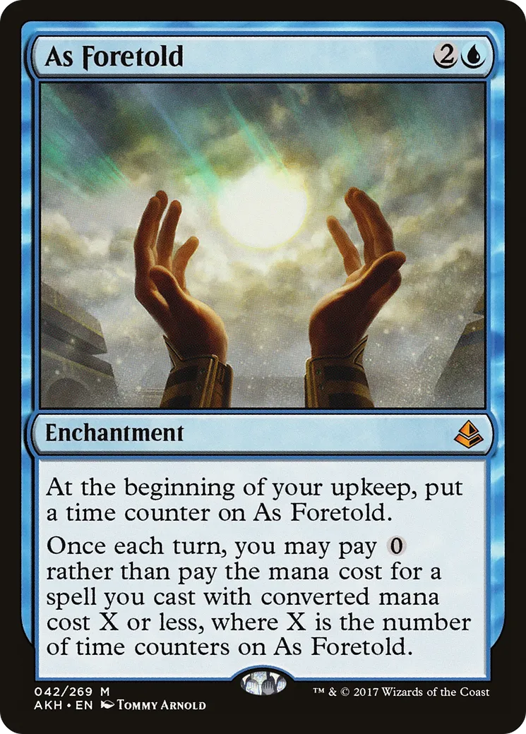 As Foretold — Amonkhet — Magic: The Gathering