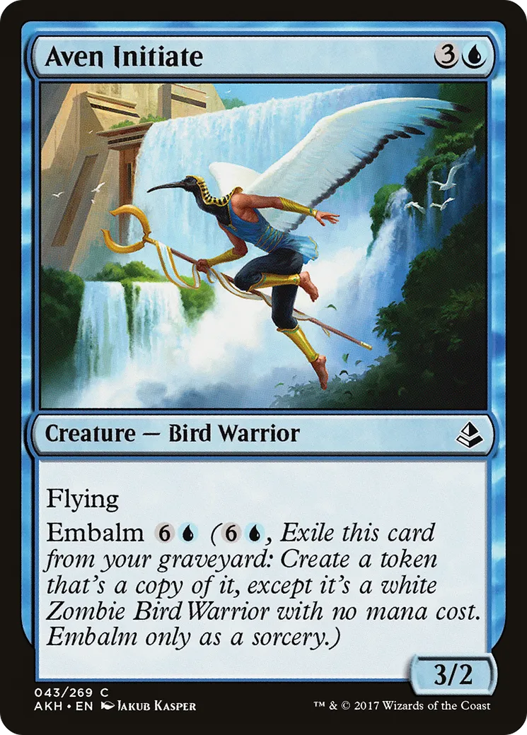 Aven Initiate — Amonkhet — Magic: The Gathering
