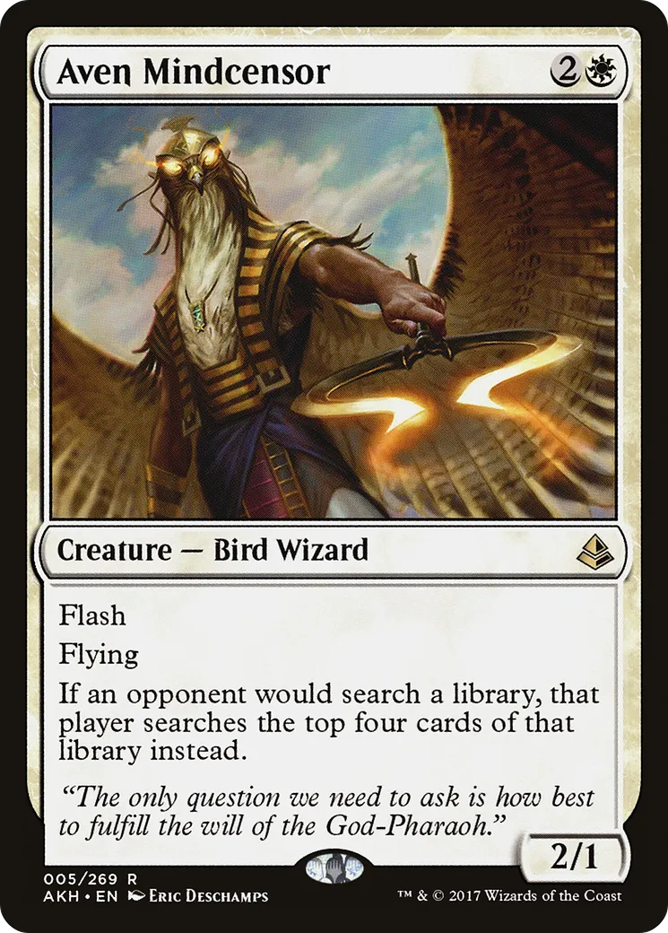Aven Mindcensor — Amonkhet — Magic: The Gathering