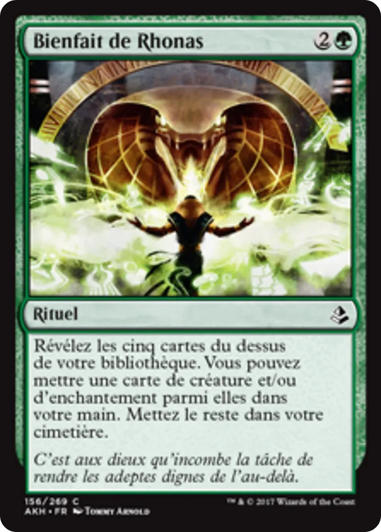 Bienfait de Rhonas — Amonkhet — Magic: The Gathering