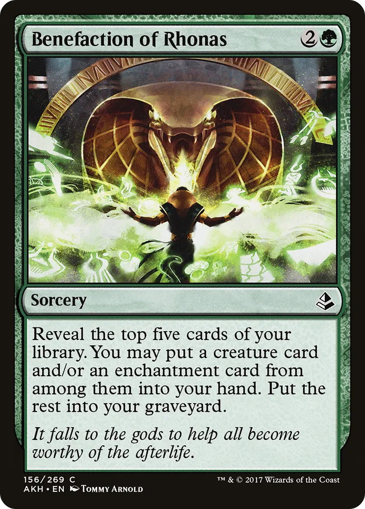 Benefaction of Rhonas — Amonkhet — Magic: The Gathering