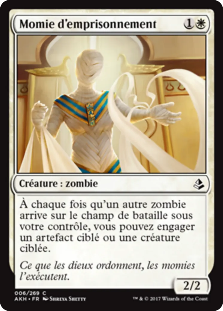 Momie d'emprisonnement from Amonkhet - Magic: The Gathering