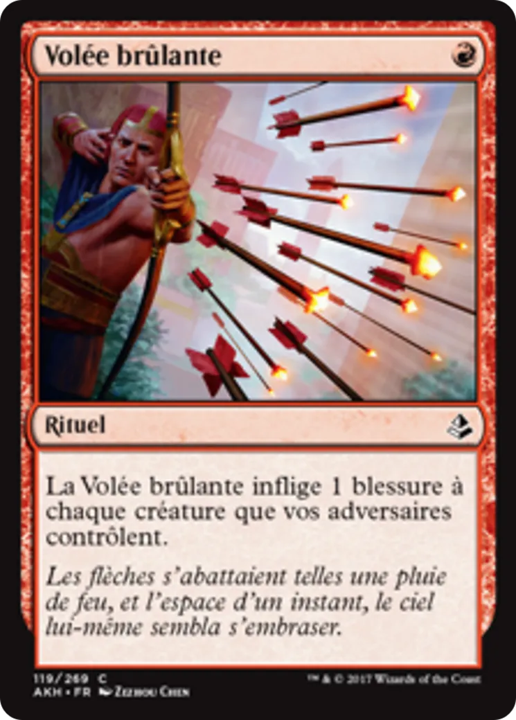 Volée brûlante — Amonkhet — Magic: The Gathering