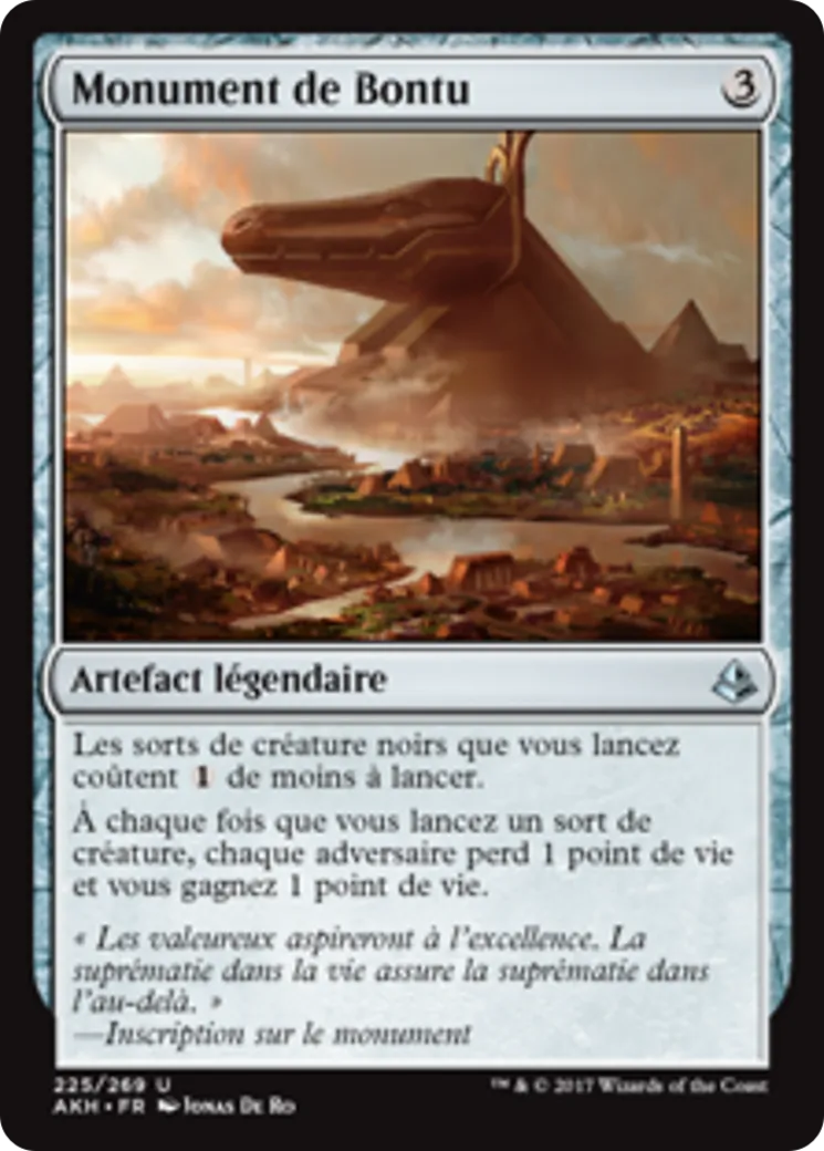 Monument de Bontu from Amonkhet - Magic: The Gathering