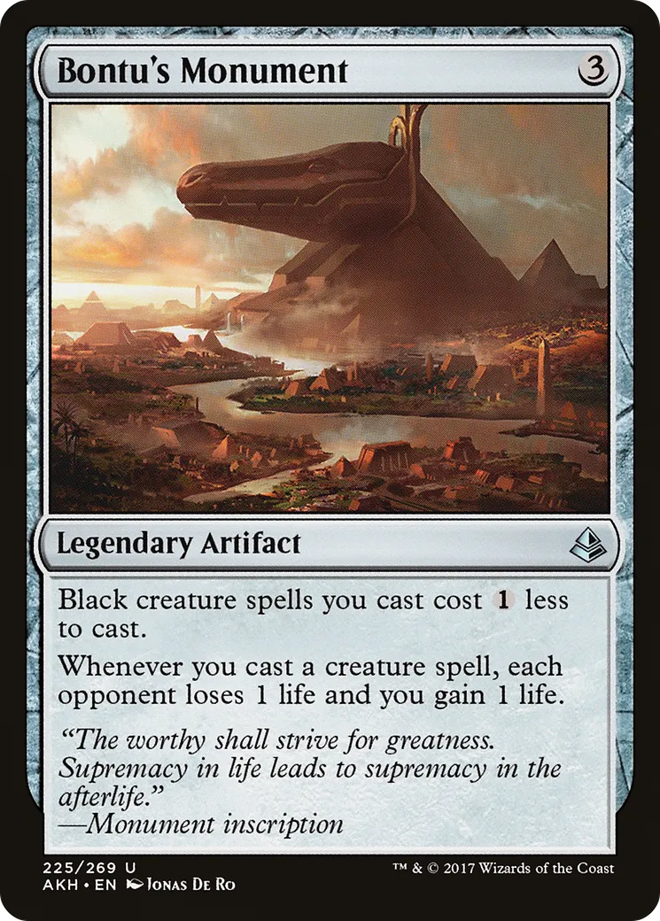Monument de Bontu — Amonkhet — Magic: The Gathering