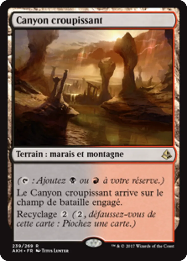 Canyon croupissant — Amonkhet — Magic: The Gathering