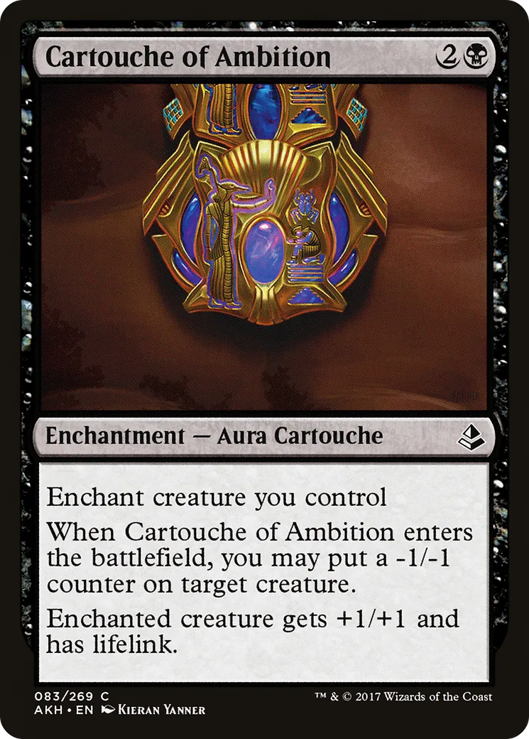 Cartouche d'ambition — Amonkhet — Magic: The Gathering
