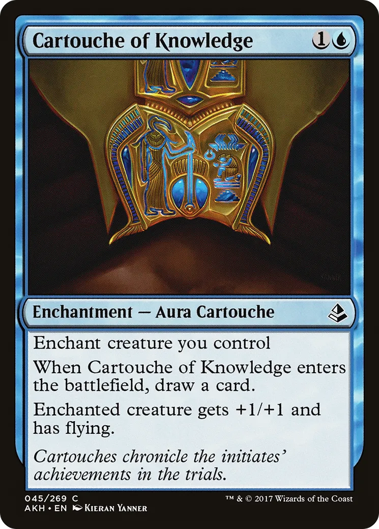 Cartouche of Knowledge — Amonkhet — Magic: The Gathering
