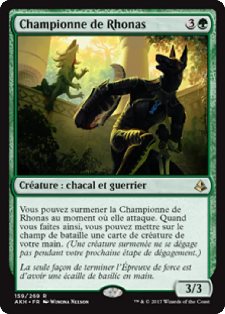 Championne de Rhonas — Amonkhet — Magic: The Gathering
