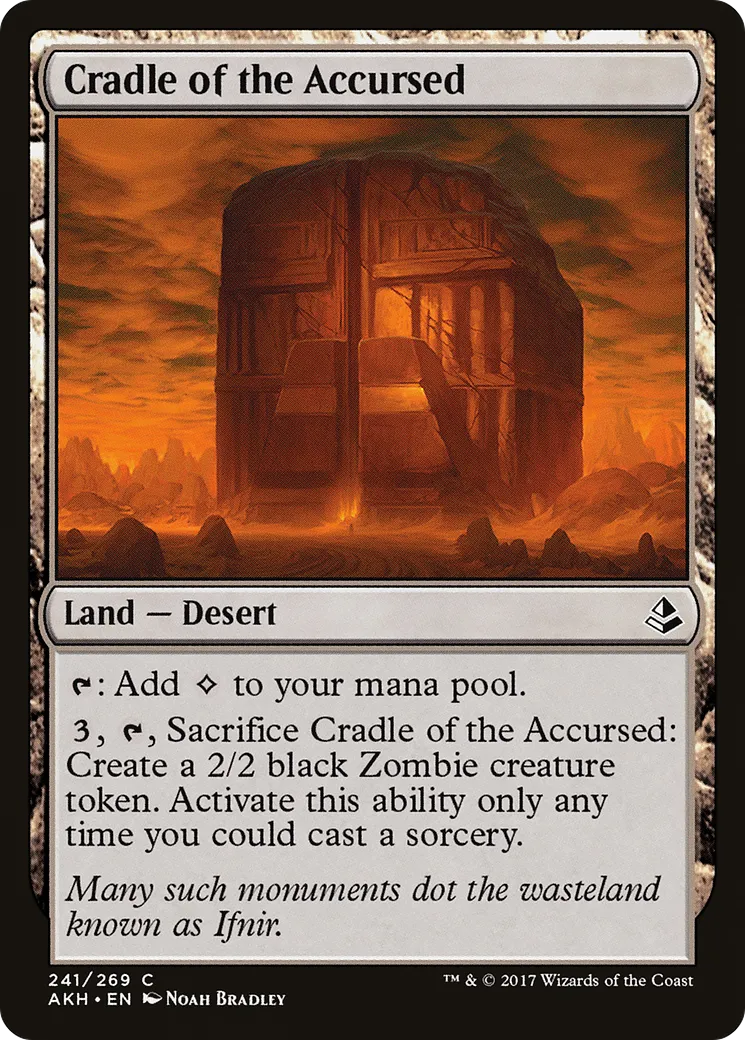 Cradle of the Accursed from Amonkhet - Magic: The Gathering
