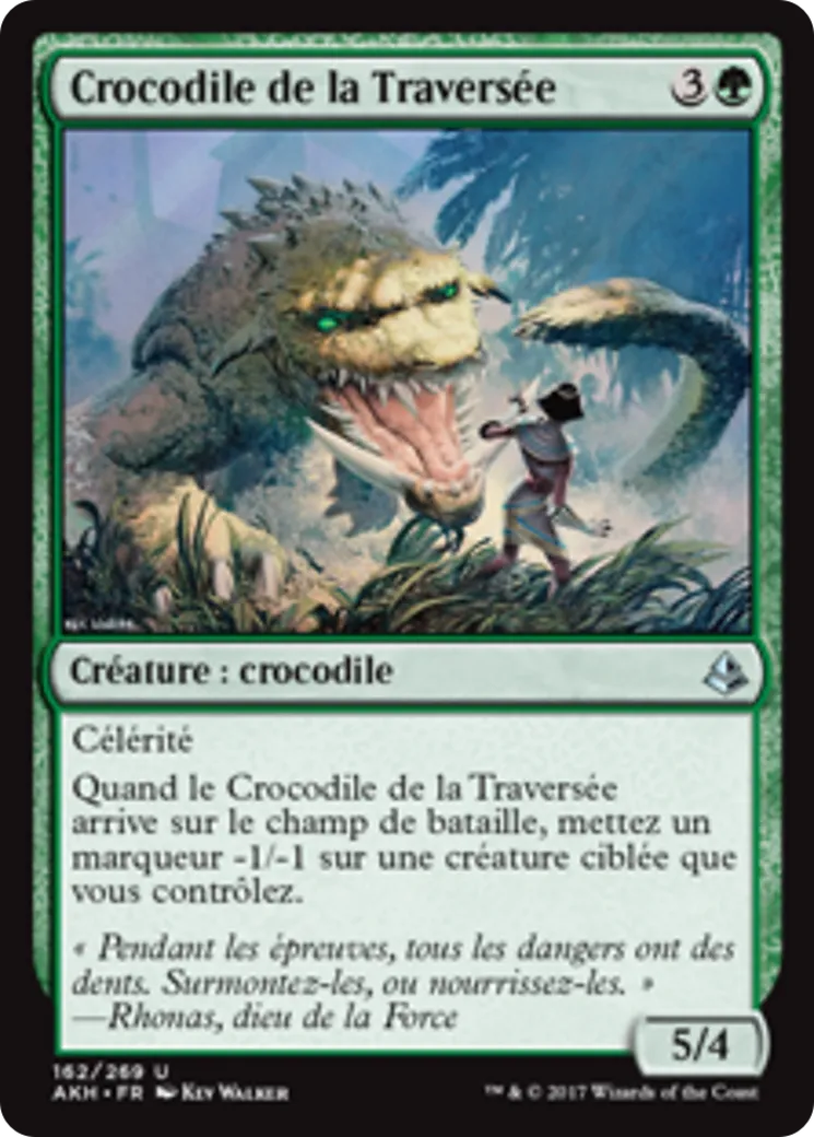 Crocodile de la Traversée — Amonkhet — Magic: The Gathering