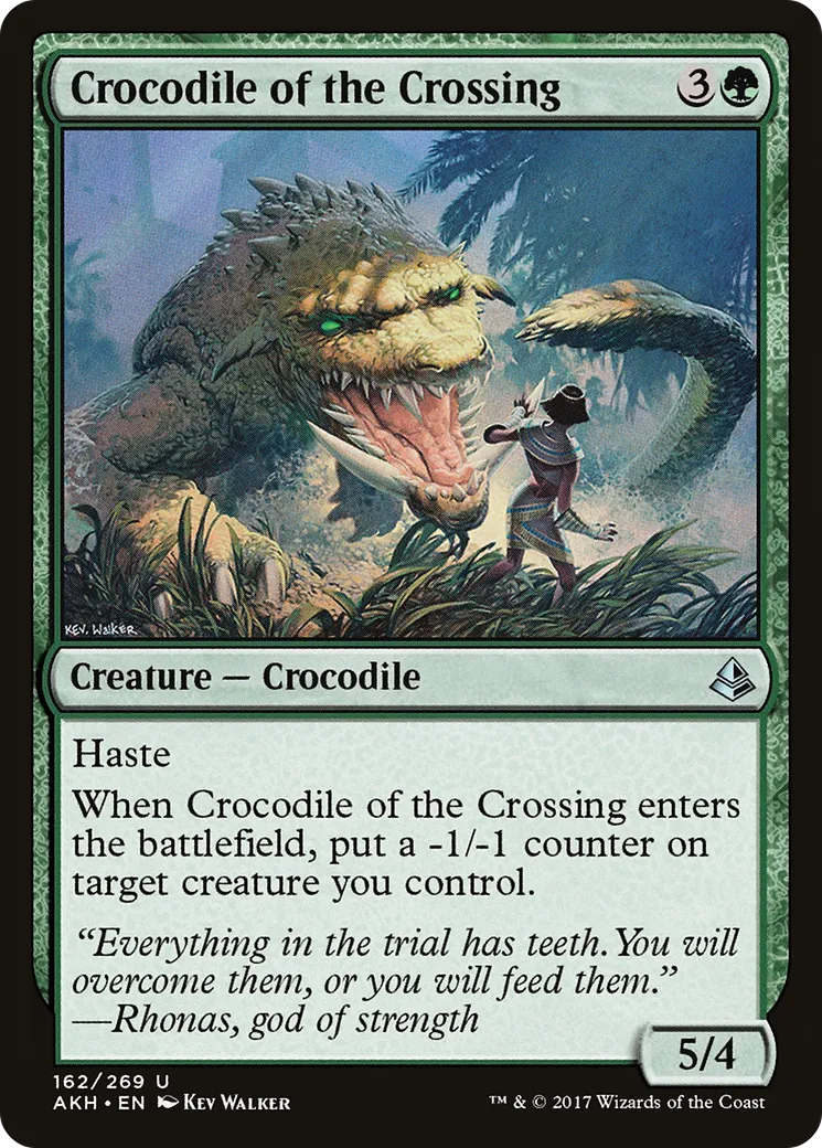 Crocodile of the Crossing — Amonkhet — Magic: The Gathering