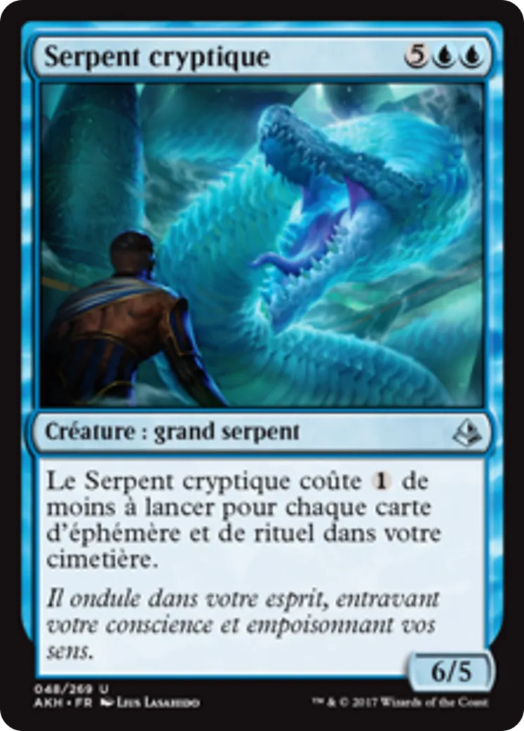 Serpent cryptique — Amonkhet — Magic: The Gathering