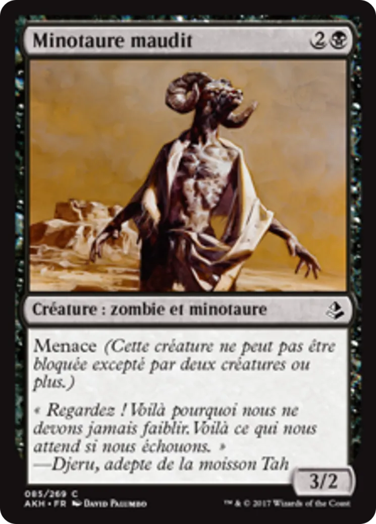 Minotaure maudit — Amonkhet — Magic: The Gathering
