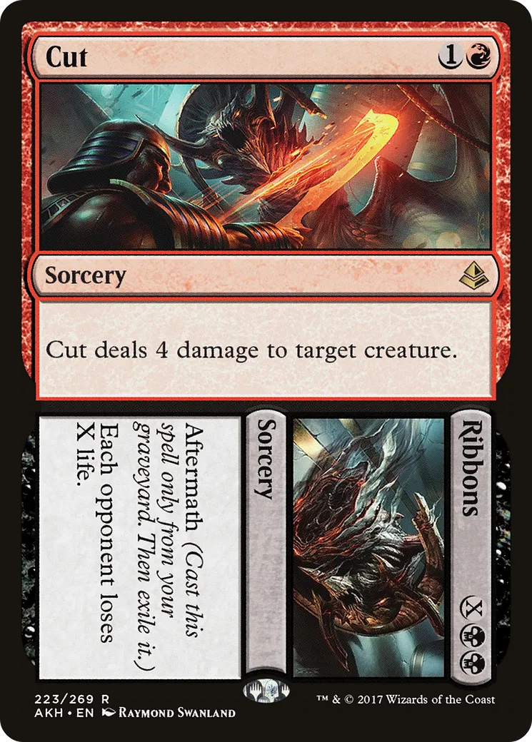 Cut // Ribbons from Amonkhet - Magic: The Gathering