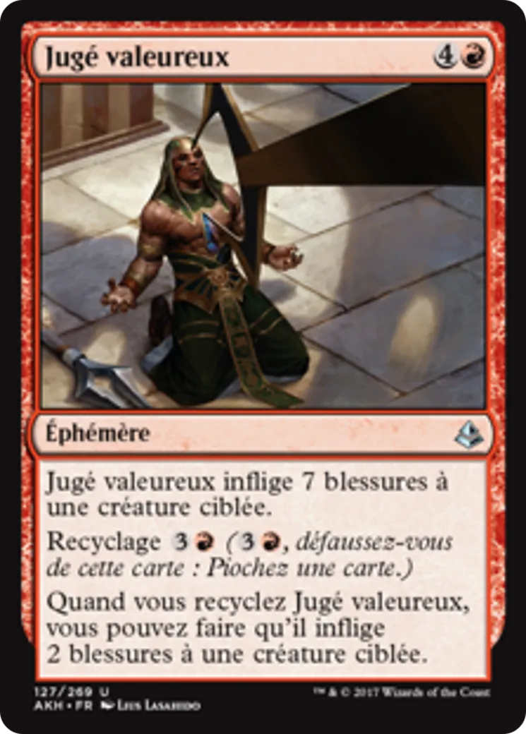 Jugé valeureux — Amonkhet — Magic: The Gathering