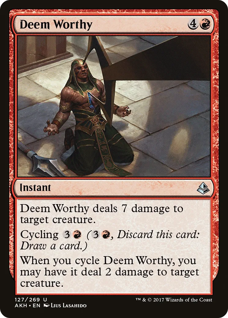 Jugé valeureux — Amonkhet — Magic: The Gathering
