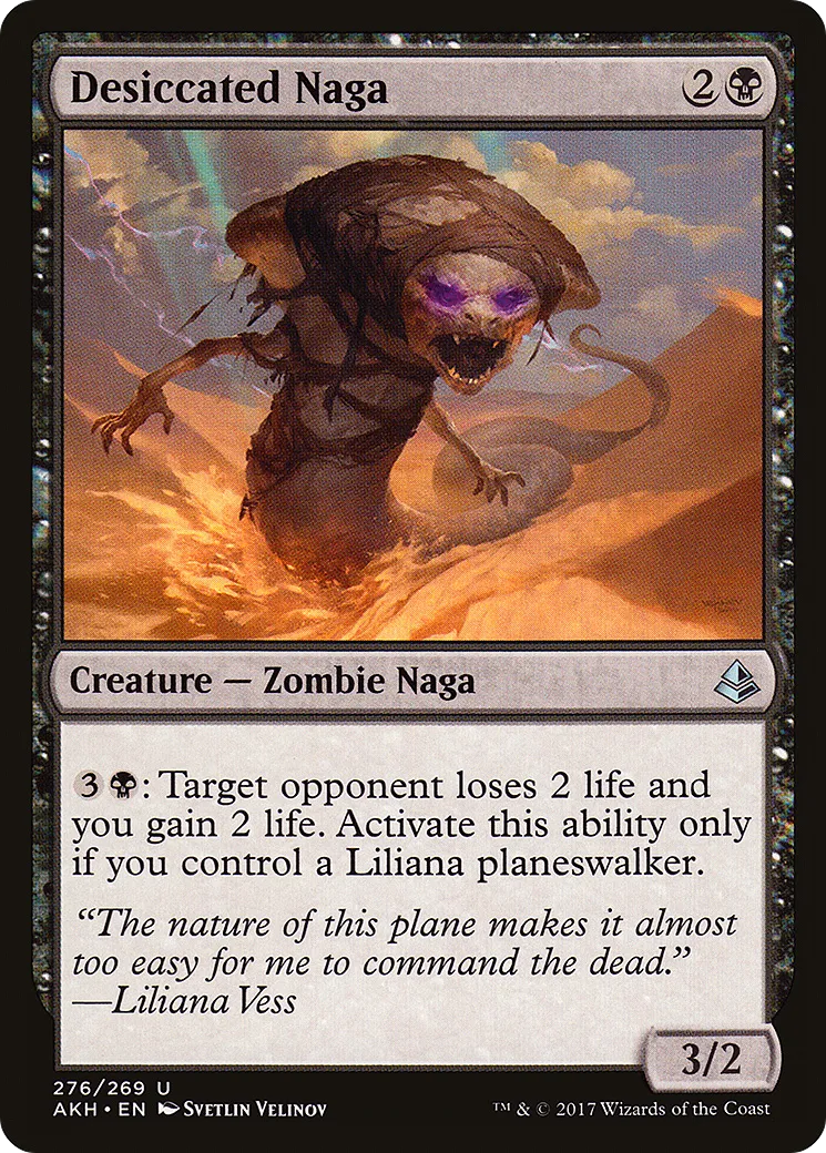 Desiccated Naga — Amonkhet — Magic: The Gathering