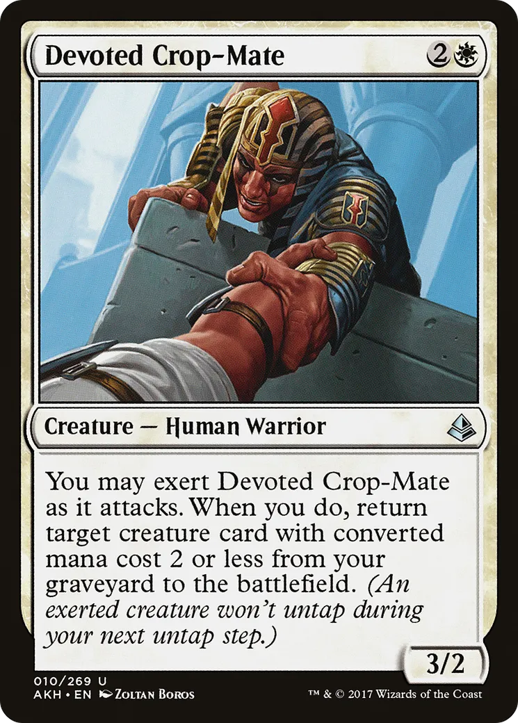 Devoted Crop-Mate from Amonkhet - Magic: The Gathering