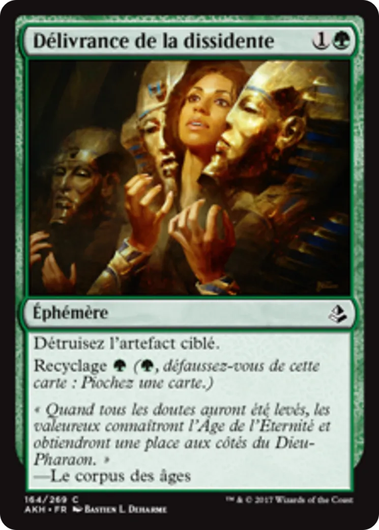 Délivrance de la dissidente — Amonkhet — Magic: The Gathering