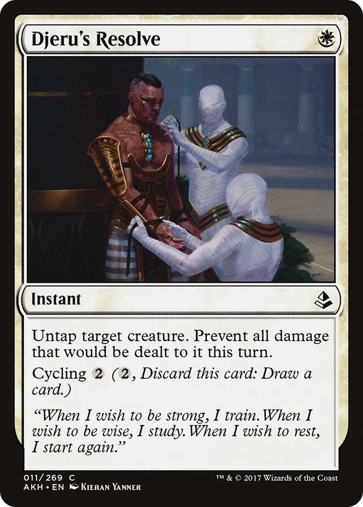 Djeru's Resolve — Amonkhet — Magic: The Gathering