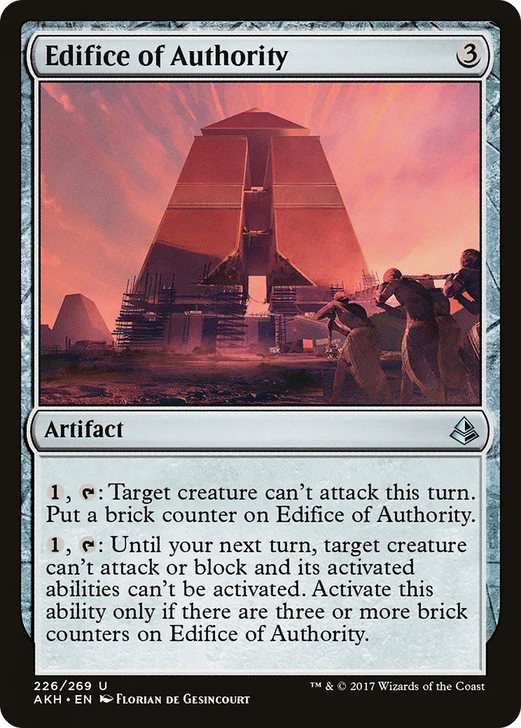 Edifice of Authority — Amonkhet — Magic: The Gathering