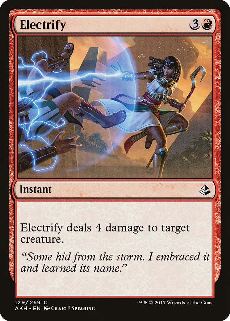 Electrify — Amonkhet — Magic: The Gathering