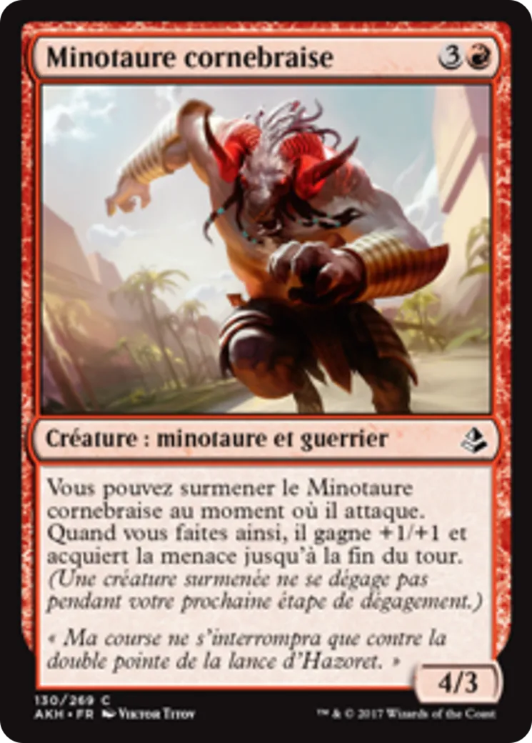 Minotaure cornebraise — Amonkhet — Magic: The Gathering