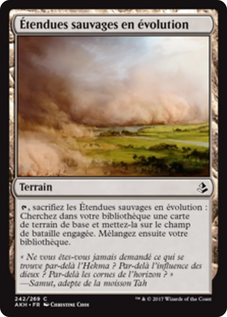 Étendues sauvages en évolution — Amonkhet — Magic: The Gathering