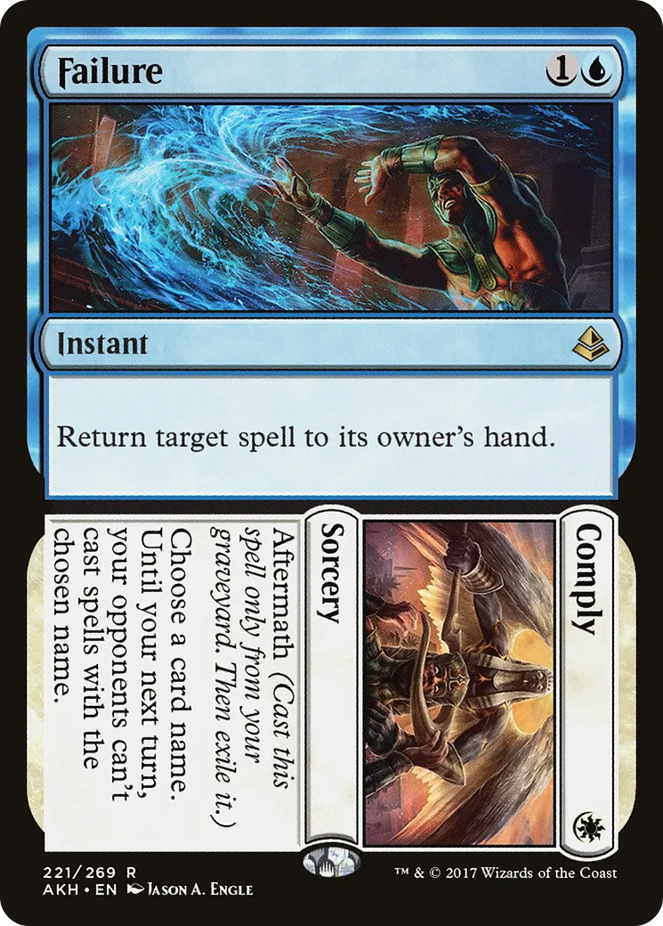 Failure // Comply from Amonkhet - Magic: The Gathering