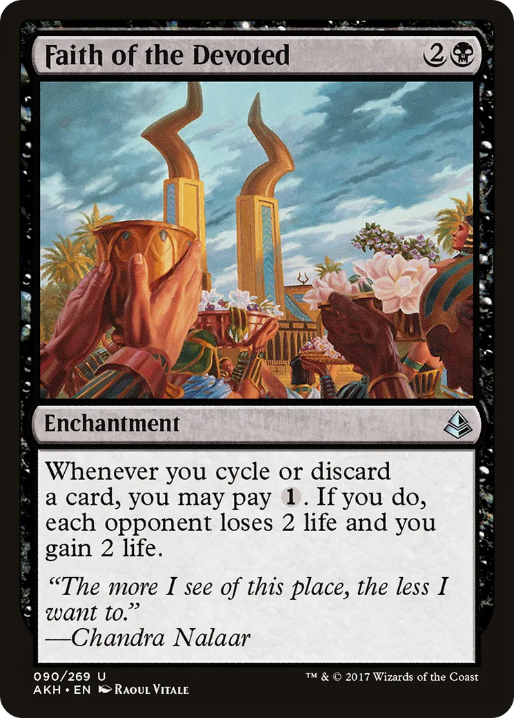 Faith of the Devoted — Amonkhet — Magic: The Gathering