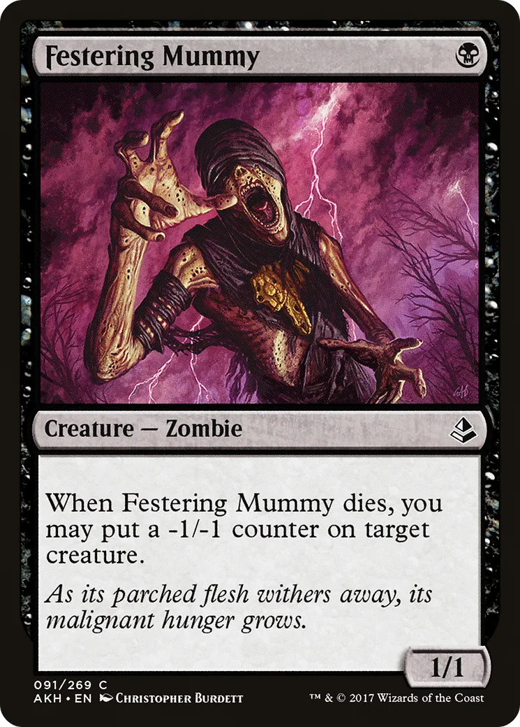Festering Mummy — Amonkhet — Magic: The Gathering