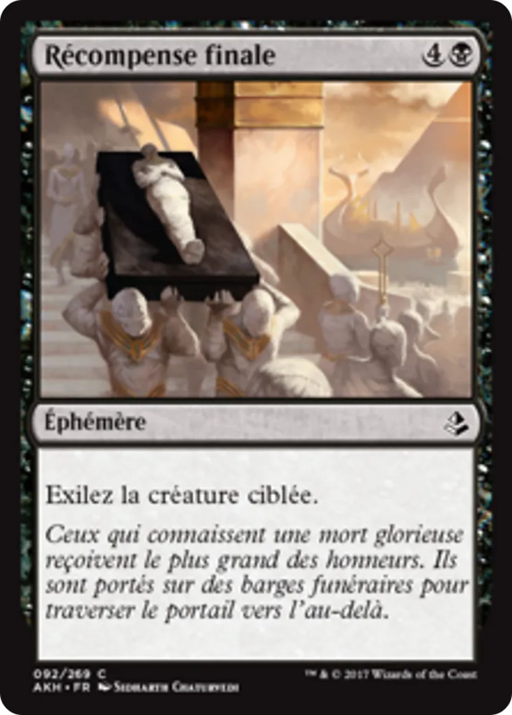 Récompense finale — Amonkhet — Magic: The Gathering