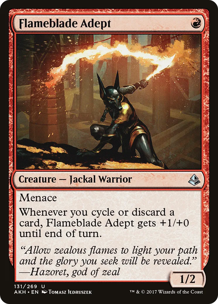 Flameblade Adept — Amonkhet — Magic: The Gathering