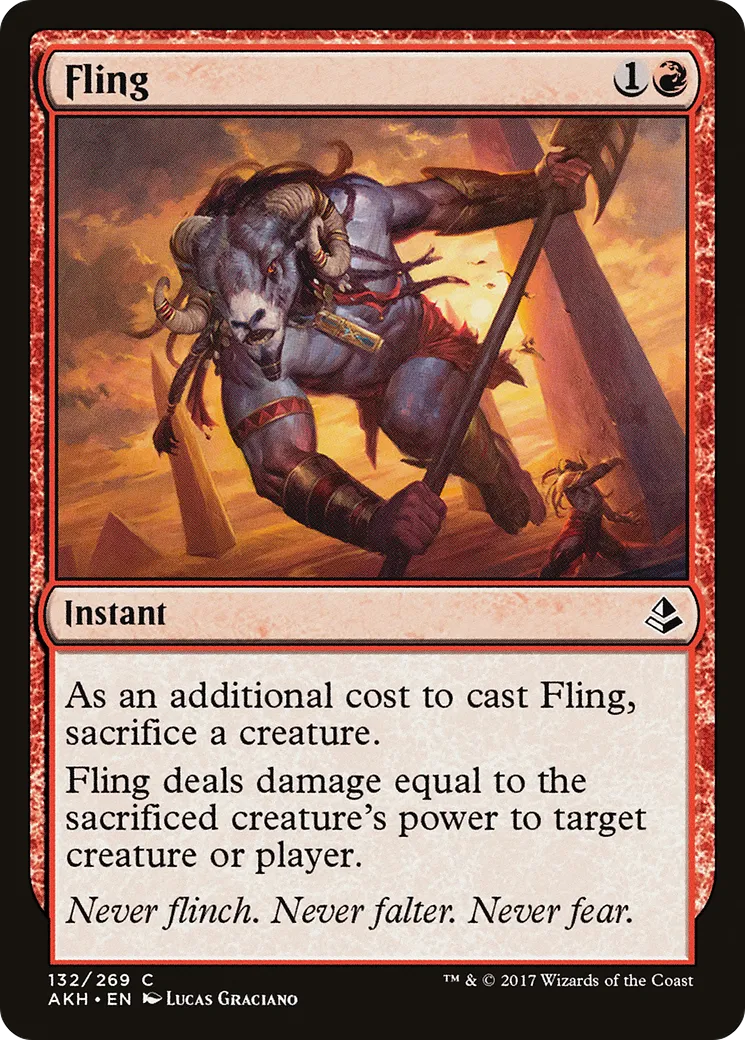 Fling — Amonkhet — Magic: The Gathering