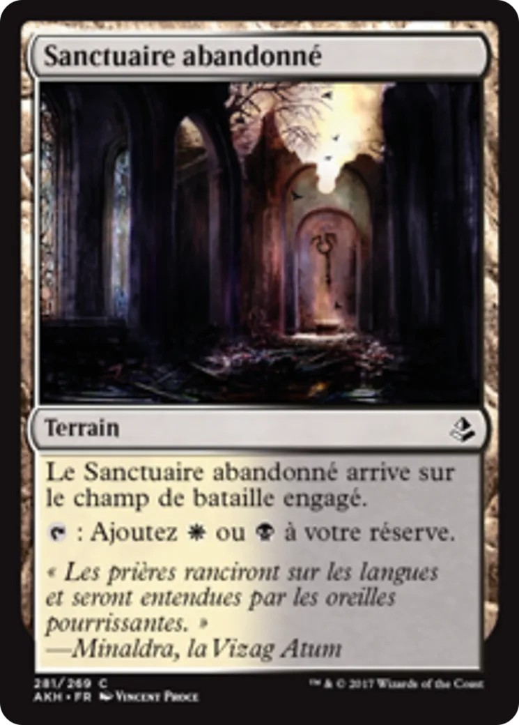Sanctuaire abandonné — Amonkhet — Magic: The Gathering