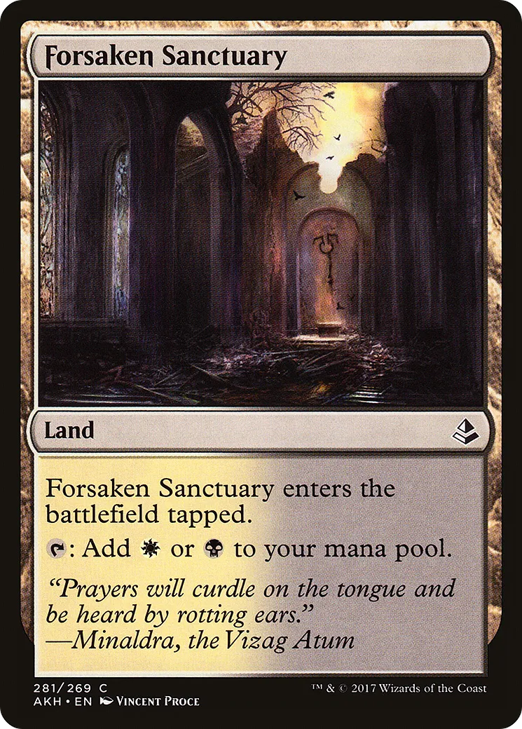 Forsaken Sanctuary — Amonkhet — Magic: The Gathering